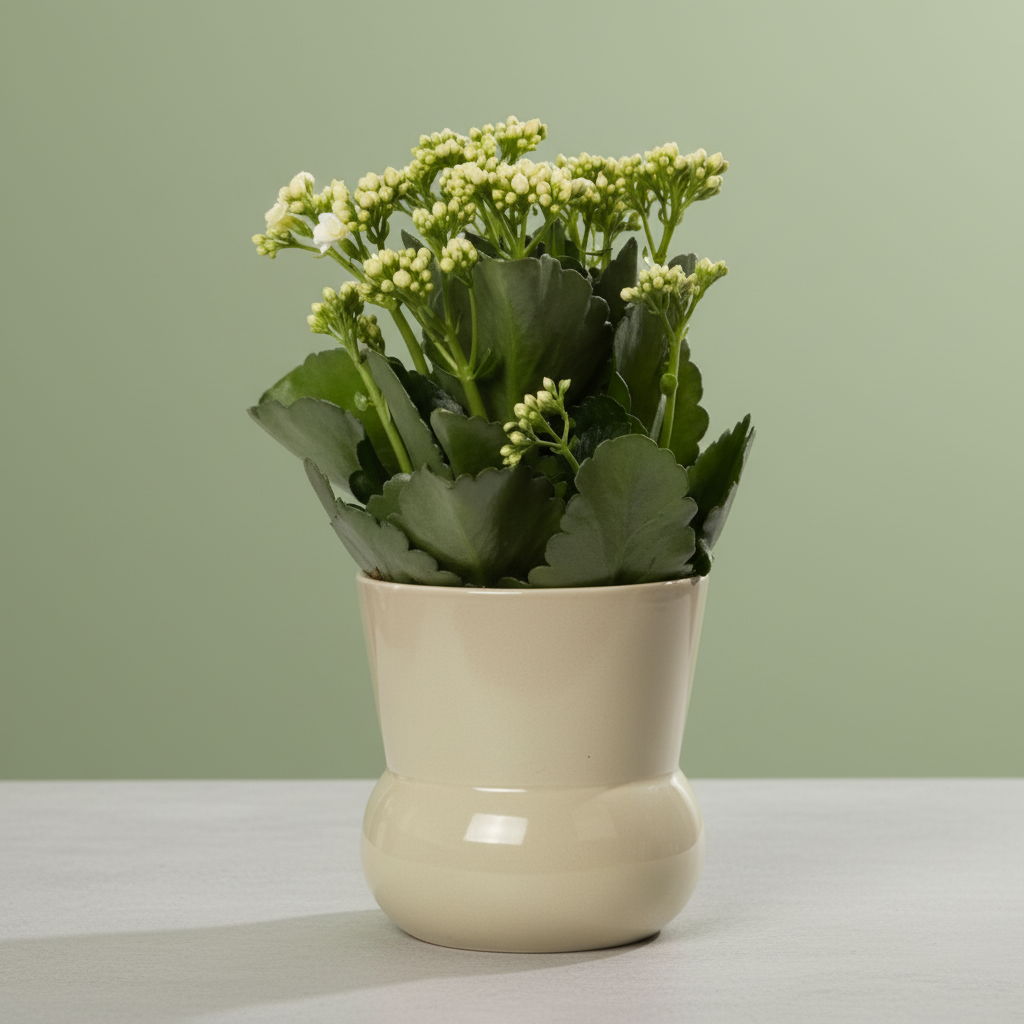 Kalanchoe White + Free Pot