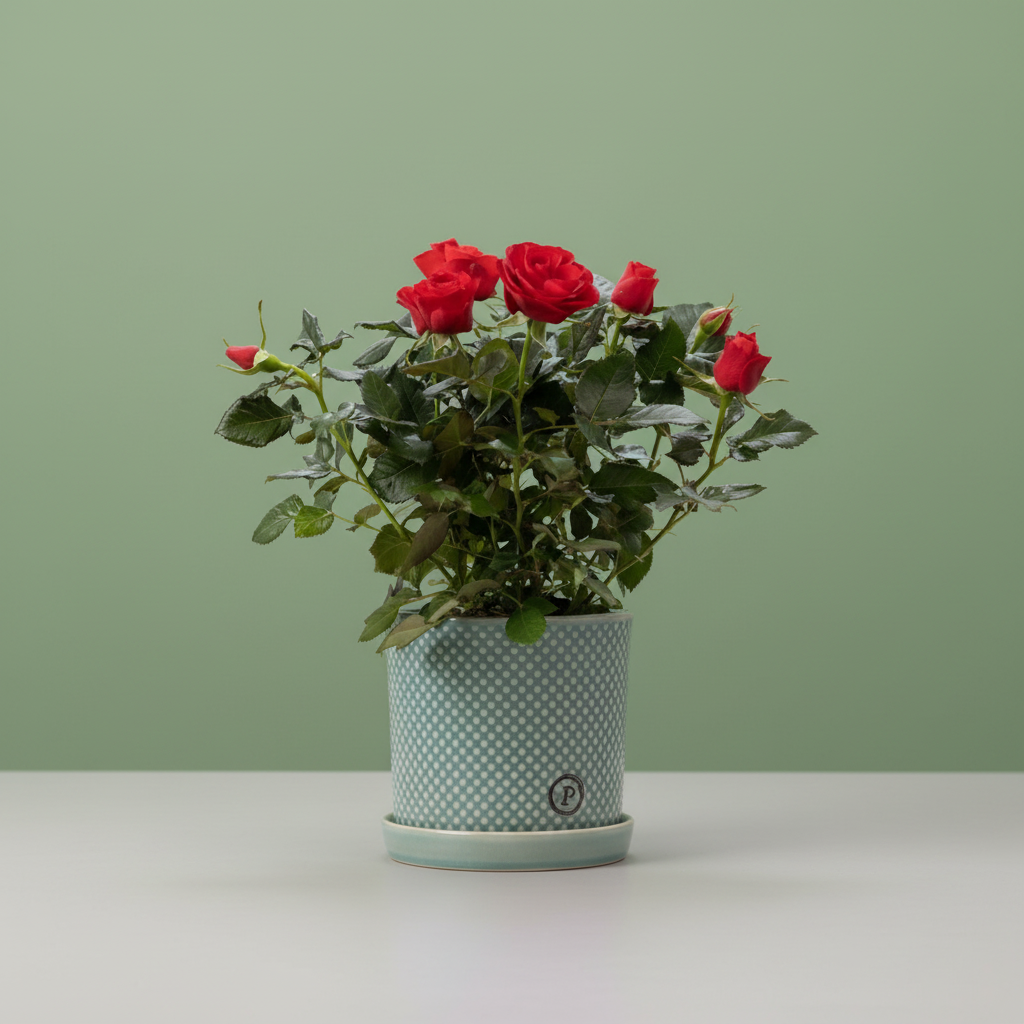 Rosal Rojo + Maceta Gratis