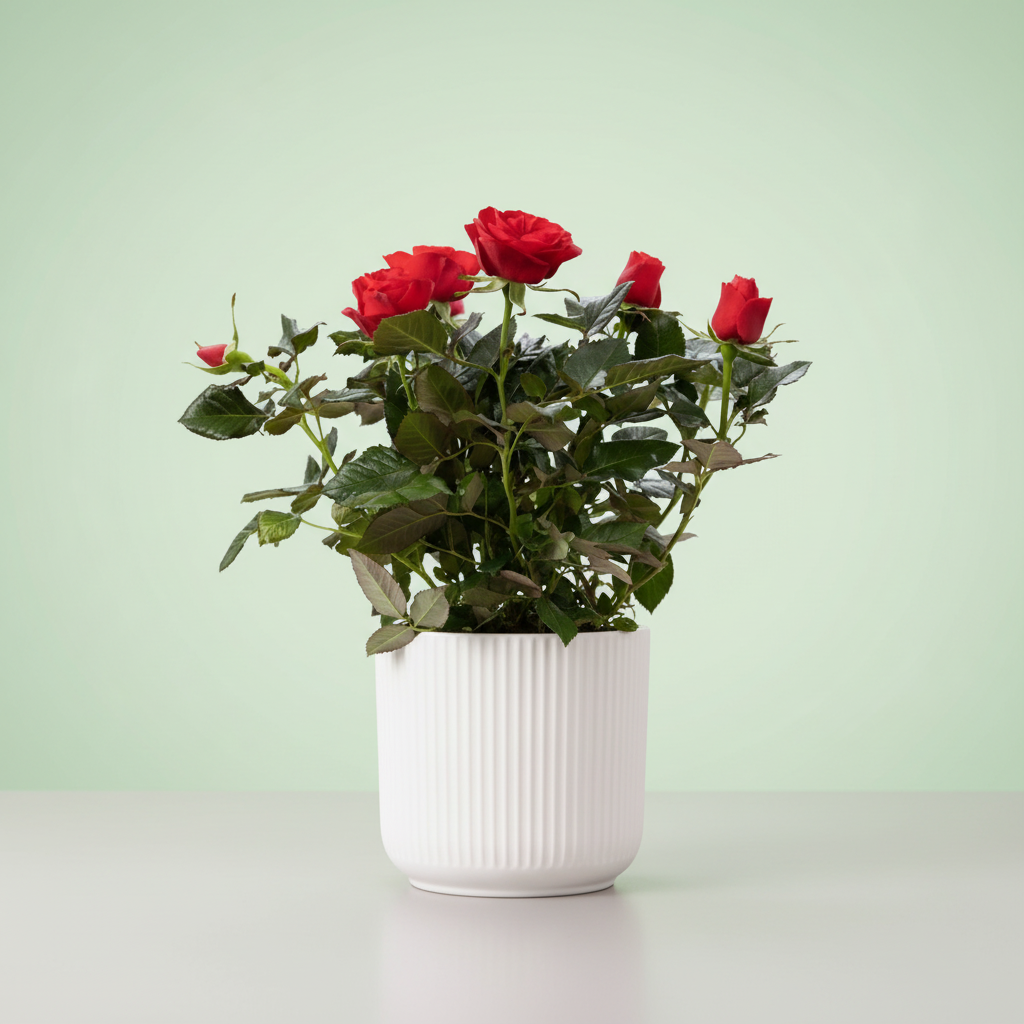 Rosal Rojo + Maceta Gratis