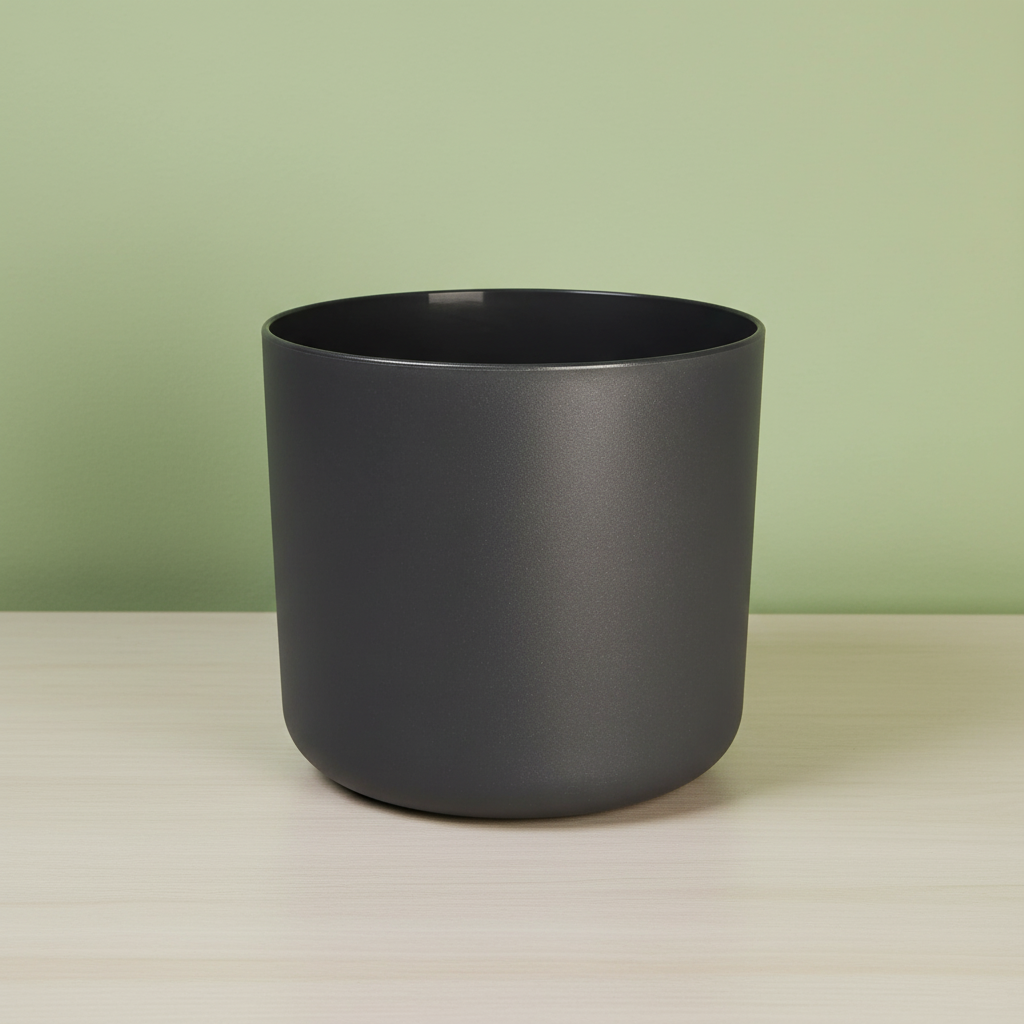 Smooth Black Planter