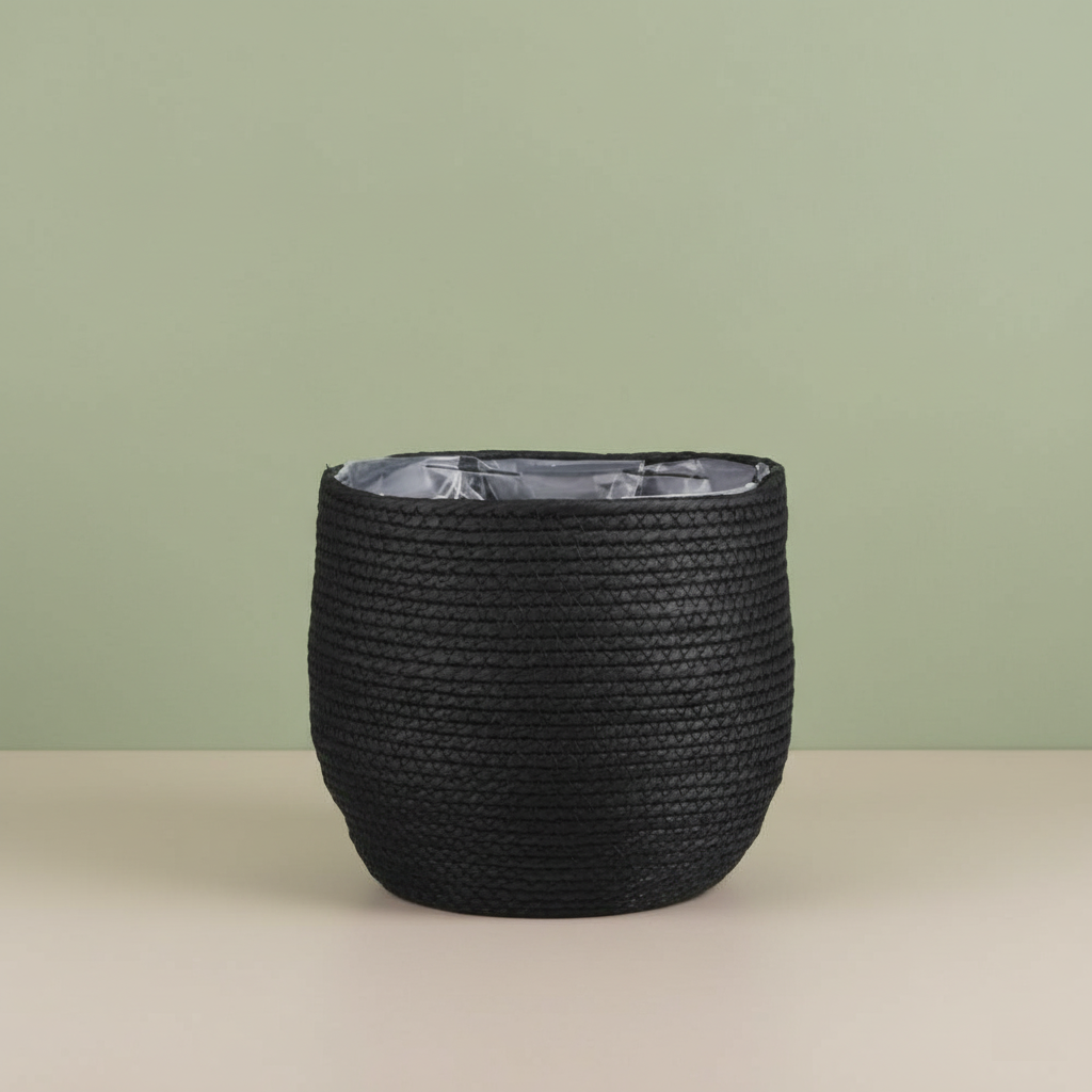 Woven Natural Basket Planter