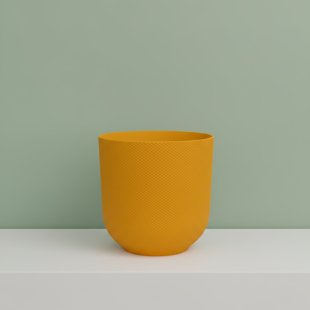 Minimal Yellow Planter