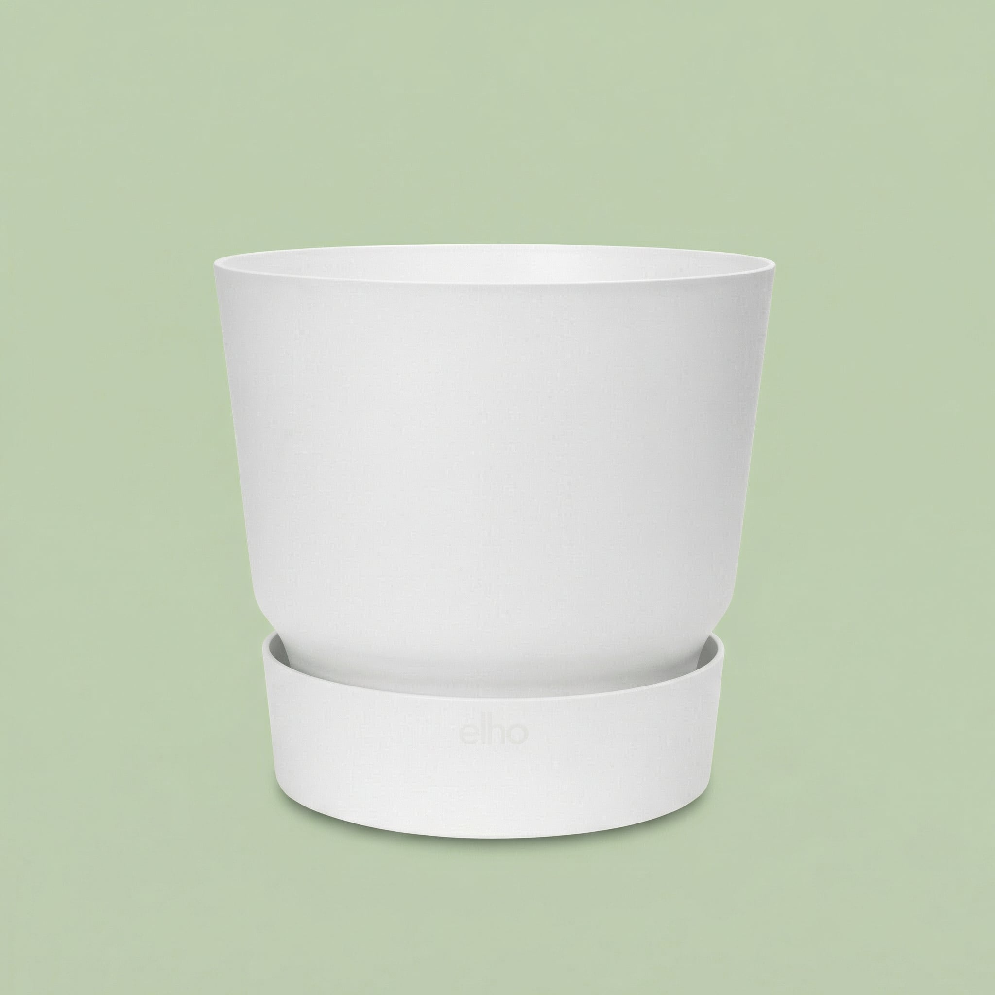 Matte Planter with Saucer - White 30 cm - pots