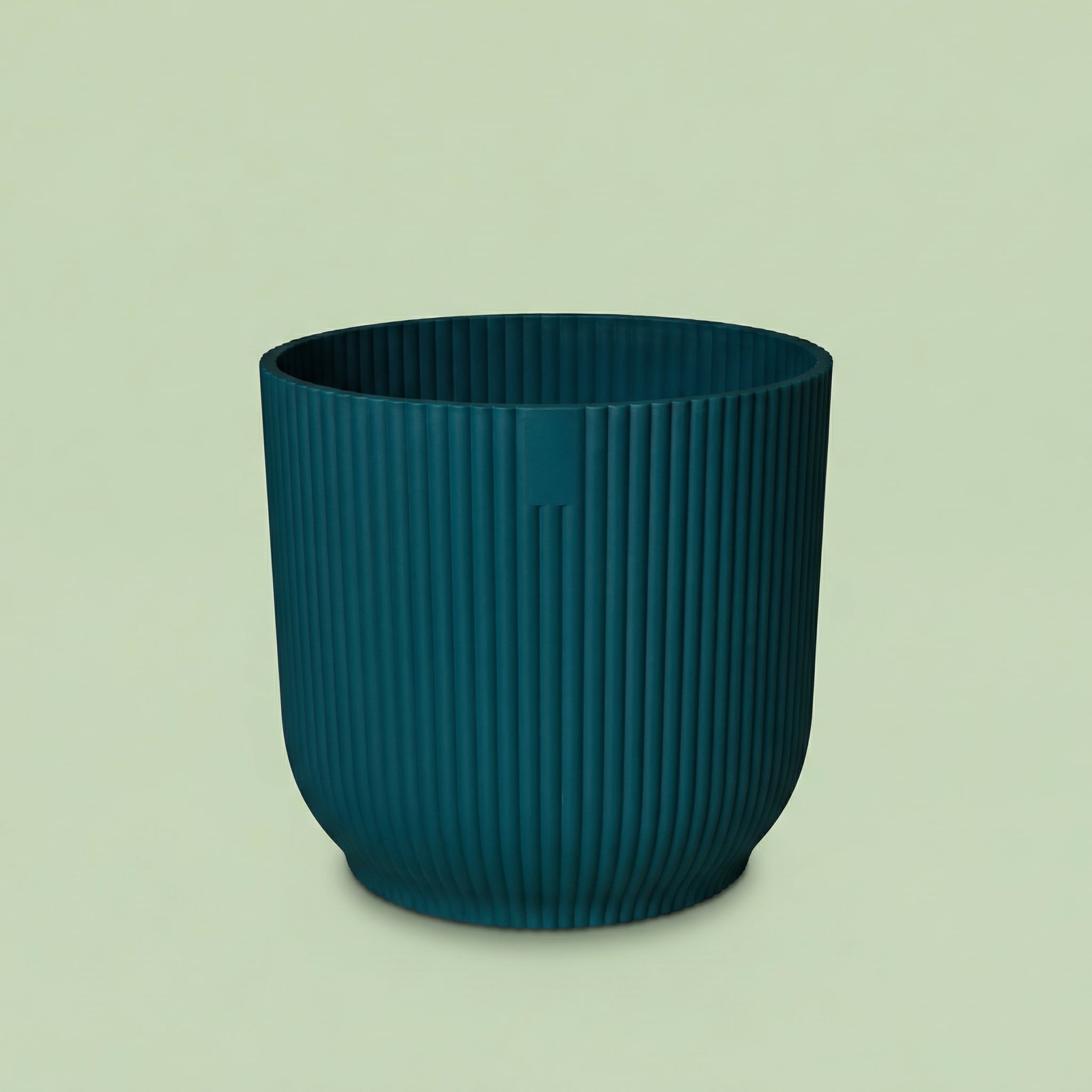 Ribbed Texture Planter - Blue 18 cm - pots