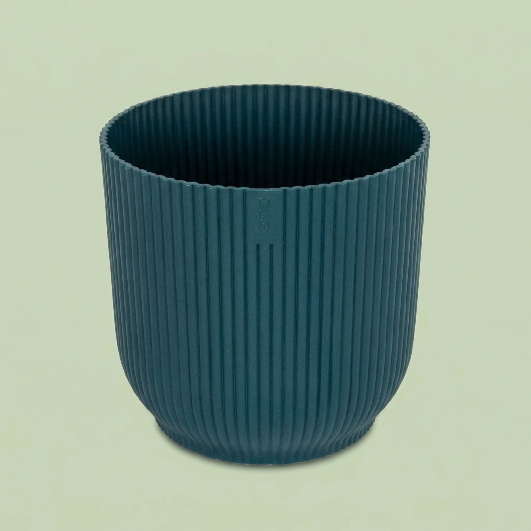 Ribbed Texture Planter - Blue 22 cm - pots