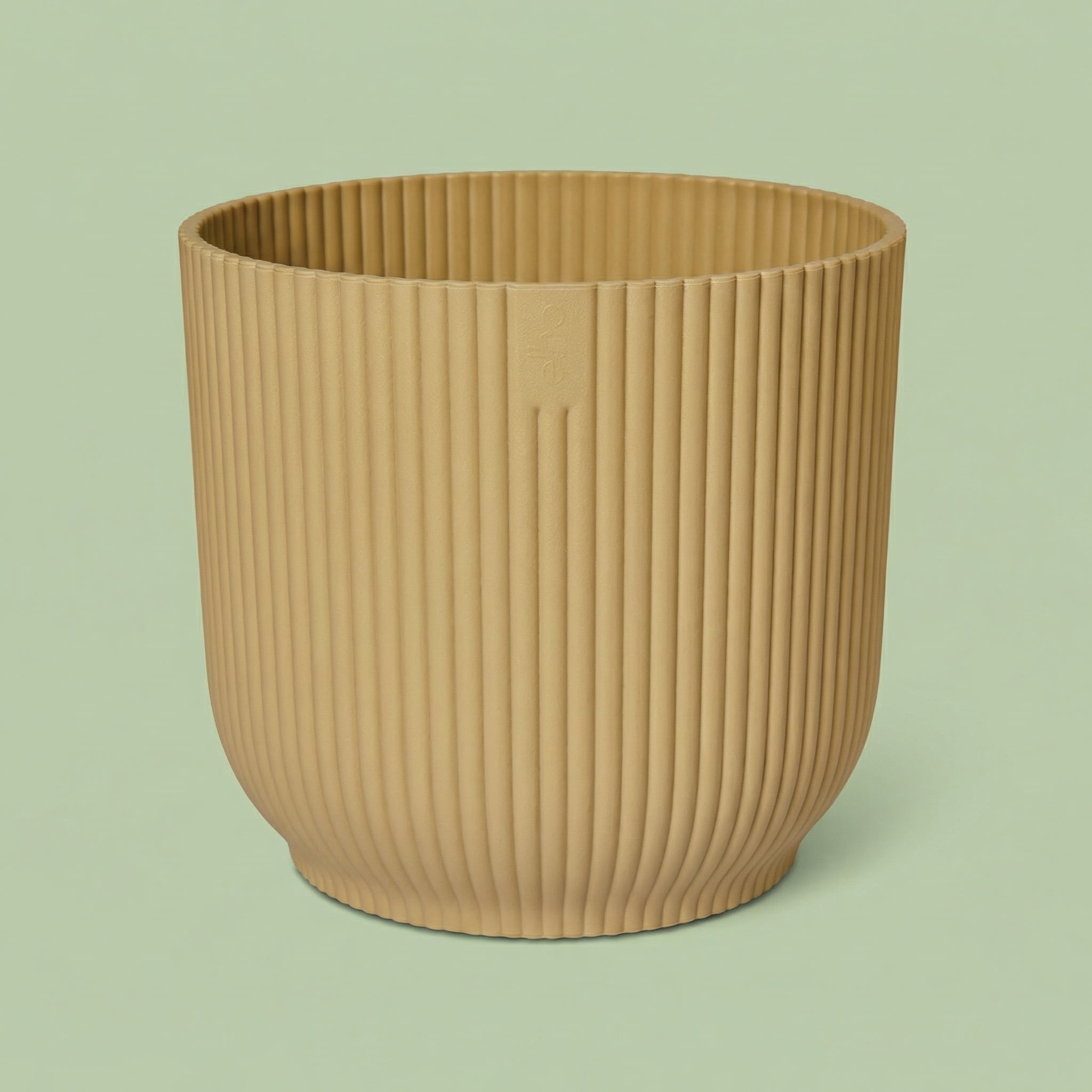 Ribbed Texture Planter - Yellow 7 cm - pots