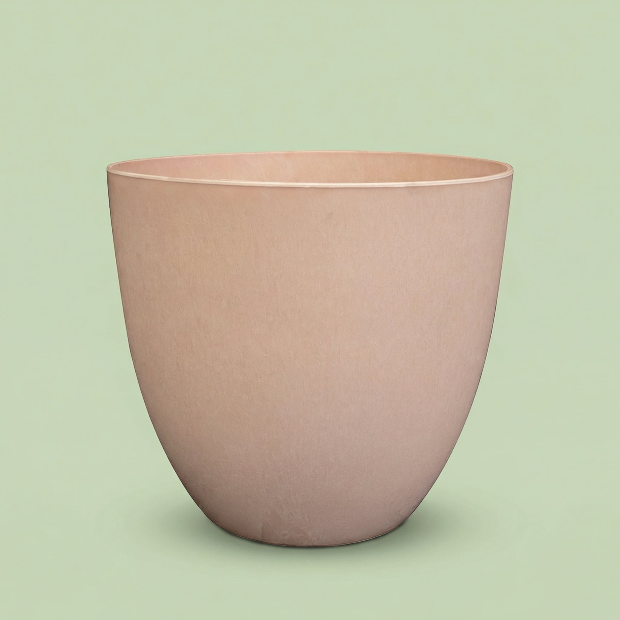 Stone Effect Planter - Soft Pink 23 cm - pots